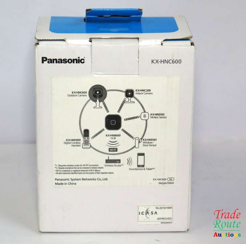 Panasonic KX-HNC600 Webcam Outdoor Camera for Smart Home Monitoring System