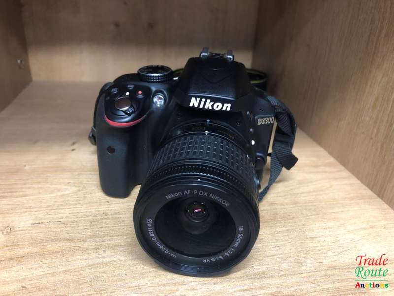Nikon D3300 24.2 MP CMOS Digital SLR with AF-P VR NIKKOR 18-55mm f/3.5-5.6G DX Zoom Lens (Black)