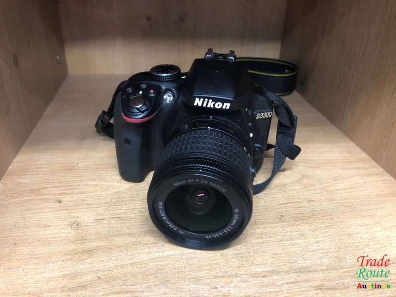 Nikon D3300 24.2 MP CMOS Digital SLR with AF-P VR NIKKOR 18-55mm f/3.5-5.6G DX Zoom Lens (Black)
