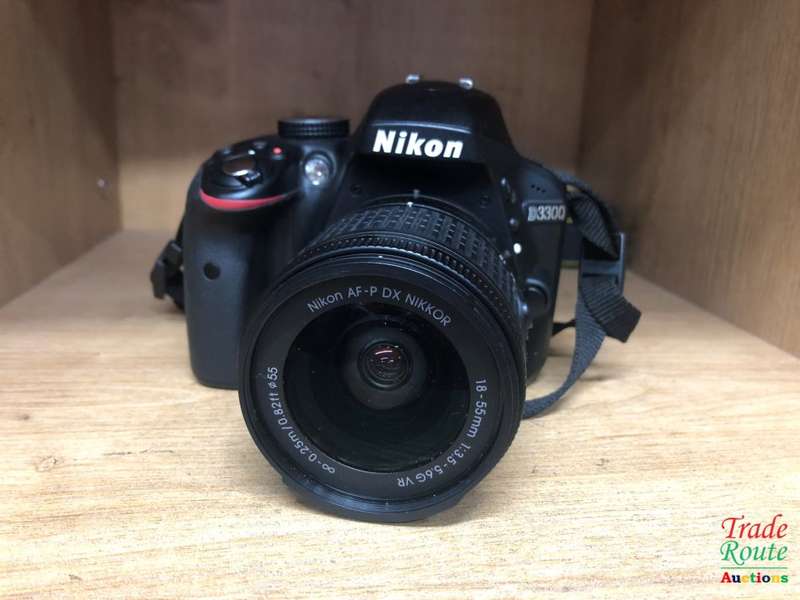 Nikon D3300 24.2 MP CMOS Digital SLR with AF-P VR NIKKOR 18-55mm f/3.5-5.6G DX Zoom Lens (Black)