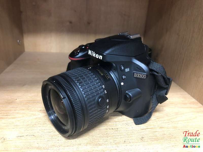 Nikon D3300 24.2 MP CMOS Digital SLR with AF-P VR NIKKOR 18-55mm f/3.5-5.6G DX Zoom Lens (Black)