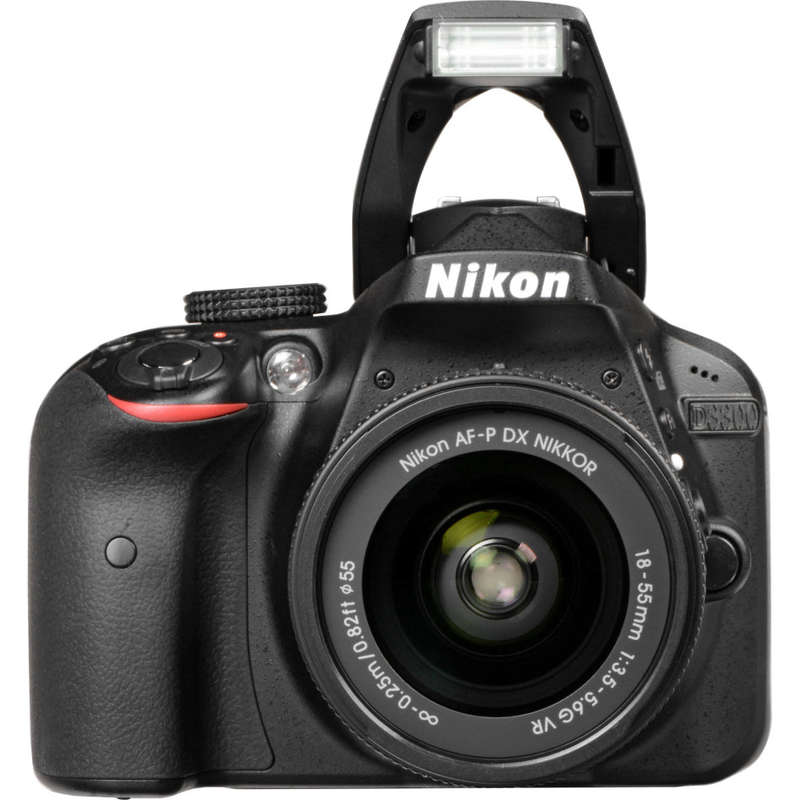 Nikon D3300 24.2 MP CMOS Digital SLR with AF-P VR NIKKOR 18-55mm f/3.5-5.6G DX Zoom Lens (Black)