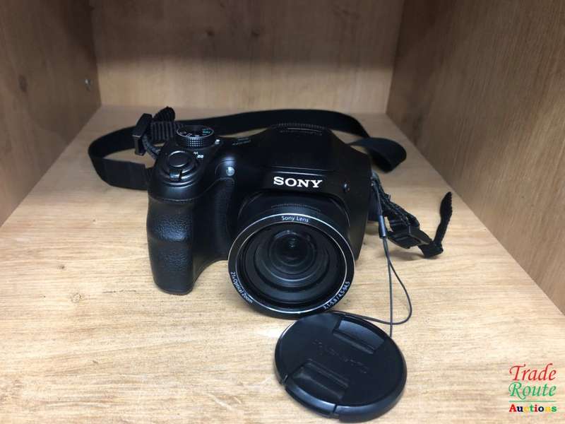 Sony Cyber-shot DSC-H100/BC 16.1MP Point and Shoot Camera (Black) with 21x Optical Zoom