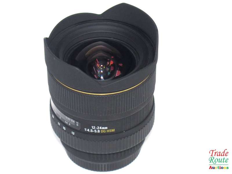 for Spares/repair - Sigma 12-24mm F4.5-5.6 DG HSM WIDE ANGLE Lens (For CANON) DLSR Cameras