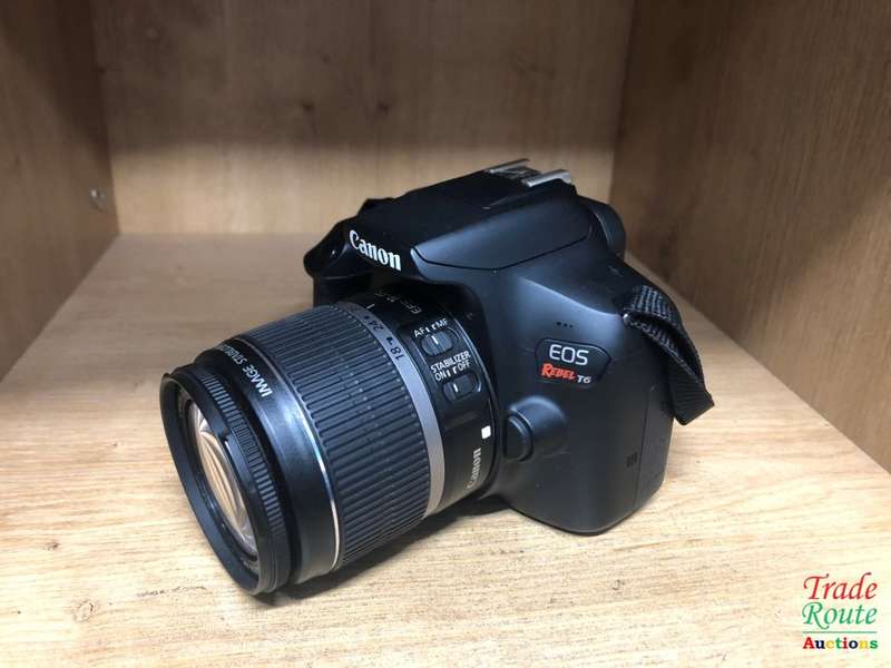 Canon EOS Rebel T6 Digital SLR Camera Kit with EF-S 18-55mm f/3.5-5.6 Lens