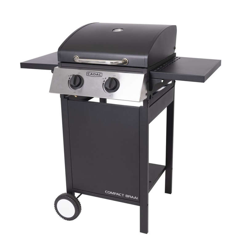 CADAC COMPACT 2 BURNER GAS BRAII & SIDE TABLE