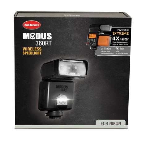 Hahnel Modus 360RT Camera Flash Speedlight for Nikon - DEMO UNUSED ITEM