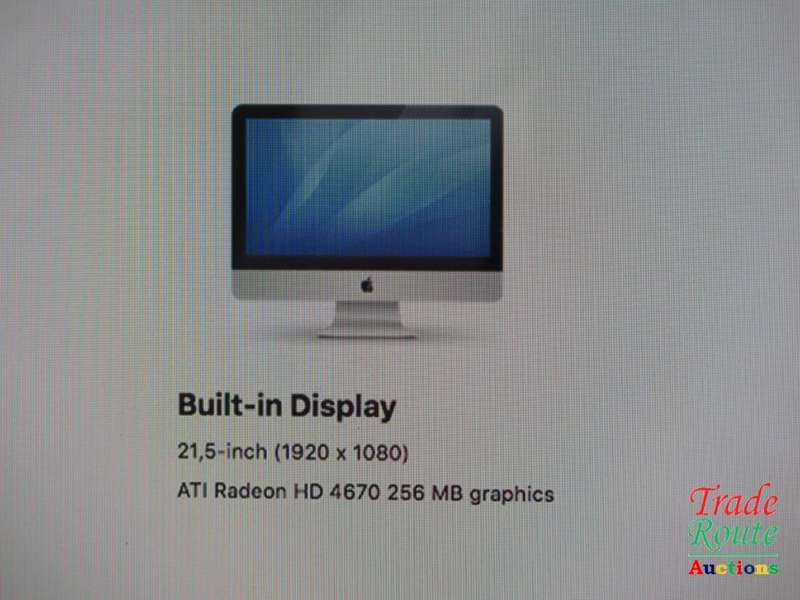 Apple iMAC | 21.5 INCH | Core i3 3.06Ghz | 4GB RAM | 500GB HDD * PLEASE READ DESCRIPTION *