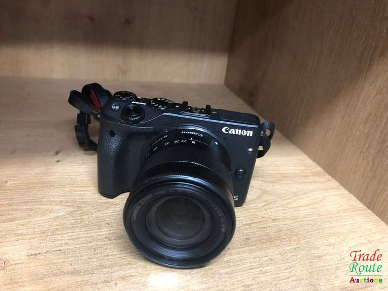 Canon EOS M3 Mirrorless Digital Camera with EF-M 18-55mm Lens - 24.2 megapixels
