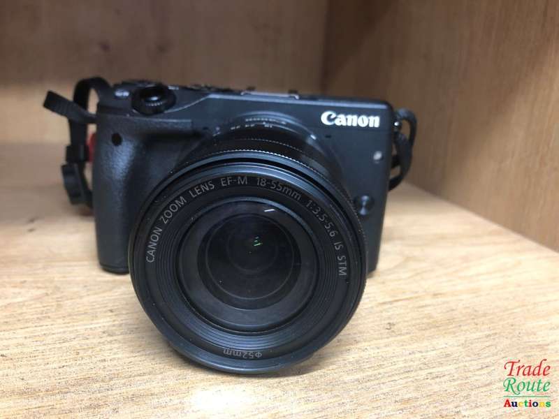 Canon EOS M3 Mirrorless Digital Camera with EF-M 18-55mm Lens - 24.2 megapixels