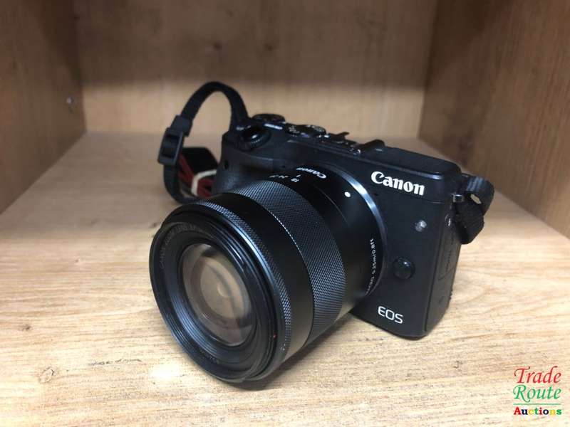 Canon EOS M3 Mirrorless Digital Camera with EF-M 18-55mm Lens - 24.2 megapixels