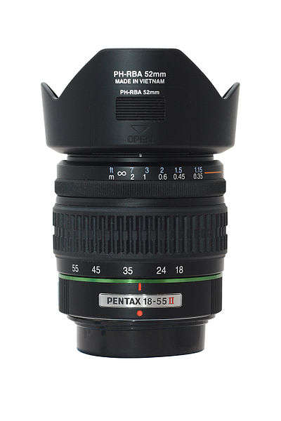 Pentax SMC DA 18-55mm II f/3.5-5.6 ED AL Lens