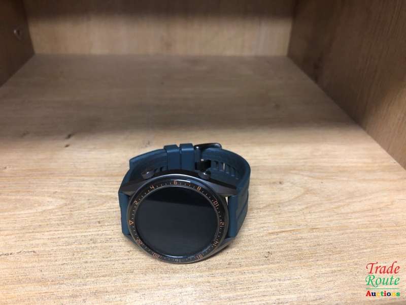 HUAWEI WATCH FTN-B19 GT Smart Watch - Titanium Grey SS Dark Green Strap