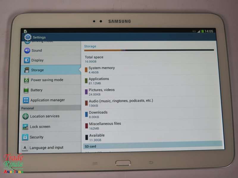 Samsung Galaxy Tab 3 White - TouchScreen Tablet