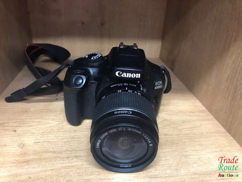 Canon 4000D DSLR Camera and EF-S 18-55 mm f/3.5-5.6 III Lens Kit