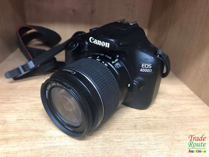 Canon 4000D DSLR Camera and EF-S 18-55 mm f/3.5-5.6 III Lens Kit