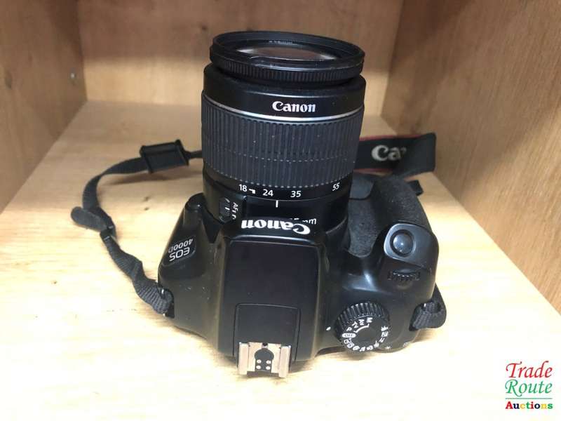 Canon 4000D DSLR Camera and EF-S 18-55 mm f/3.5-5.6 III Lens Kit