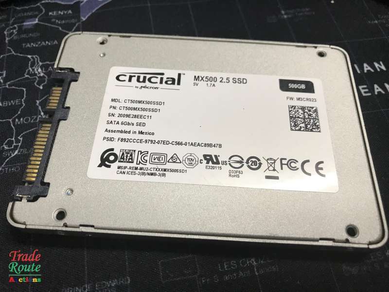 CRUCIAL MX500 500GB SSD - 2.5" SOLID STATE DRIVE
