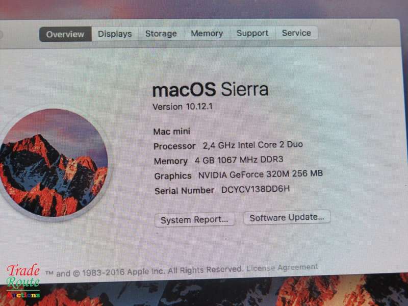 Apple Mac Mini | Core 2 DUO 2.4Ghz | 4GB RAM | 320GB HDD *** MacMini ***