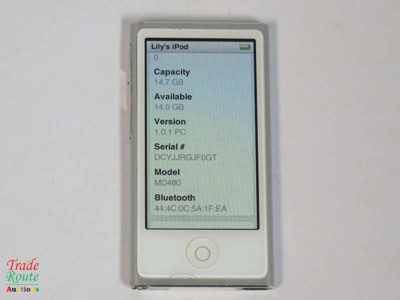 APPLE 16GB IPOD NANO - SILVER (7TH GENERATION) | MD480QB