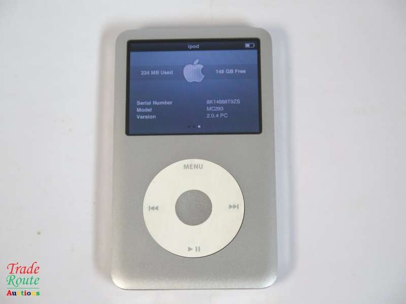 Apple IPod Classic 160GB [ MC293 ] [A1238] [7th Generation] ** IPOD 160GB SILVER 2.5" LCD Screen