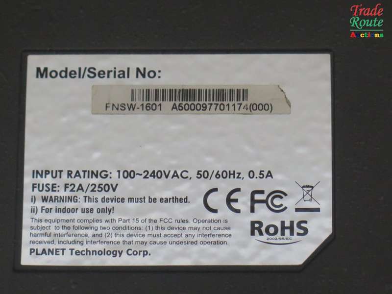 Planet Networking FNSW-1601 16-Port 10/100Mbps Ethernet Switch