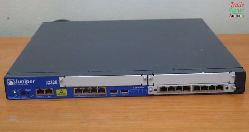 Juniper Networks J2320 400 Mbps 4-Port Gigabit Wired Router + 8 Ports as per pics