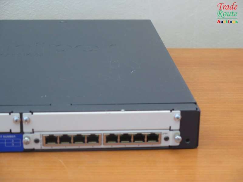 Juniper Networks J2320 400 Mbps 4-Port Gigabit Wired Router + 8 Ports as per pics