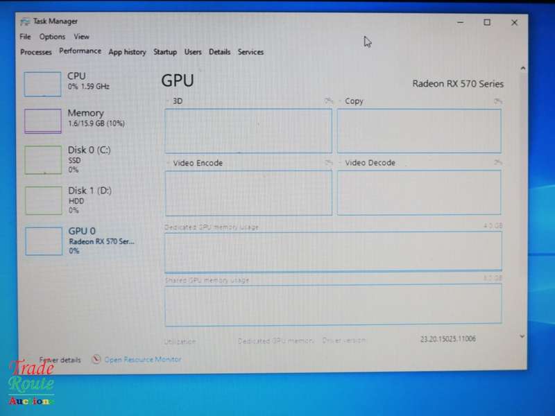 Gaming PC AMD Ryzen 5 1400 Quad Core | 16GB RAM | 240GB SSD + 2TB HDD | Radeon Rx 570 4GB Graphics