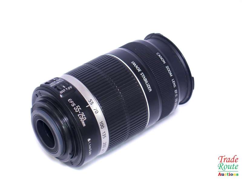 Canon EF-S 55-250m IS (Image Stabilizer)  Lens for Canon DSLR Cameras