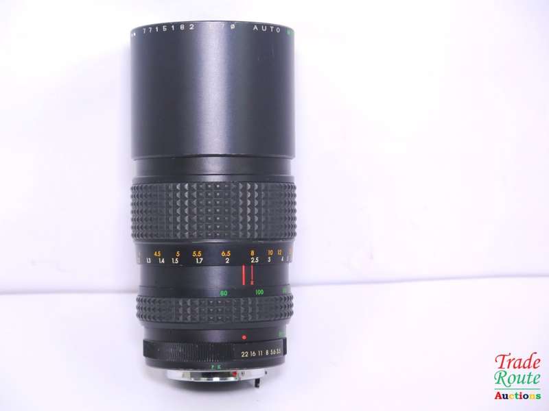 Auto Makinon 80-200mm f/3.5 manual focus zoom macro lens - Vintage Collectors item