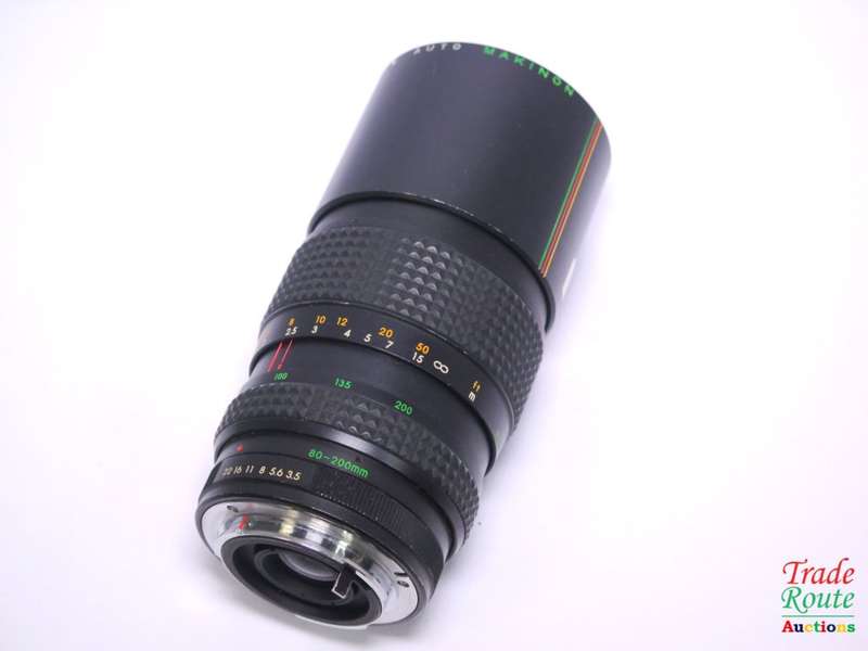 Auto Makinon 80-200mm f/3.5 manual focus zoom macro lens - Vintage Collectors item