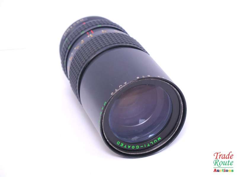 Auto Makinon 80-200mm f/3.5 manual focus zoom macro lens - Vintage Collectors item
