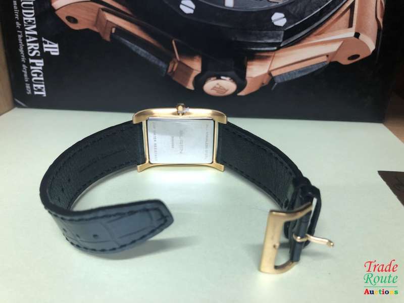 Buren Leather Strap GP Rectangular face Men's Watch