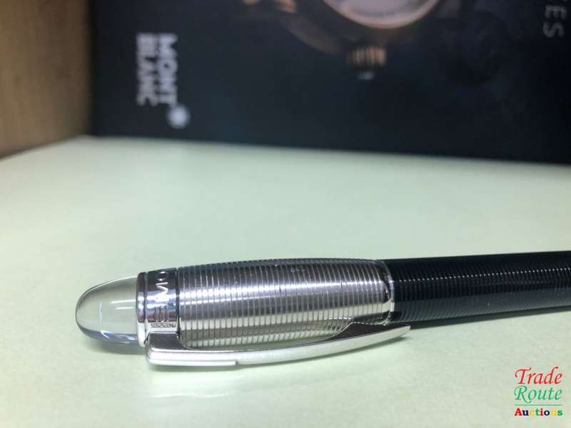 MONTBLANC Starwalker 14K GOLD NIB Fountain Pen - Mont Blanc + Box + Booklet