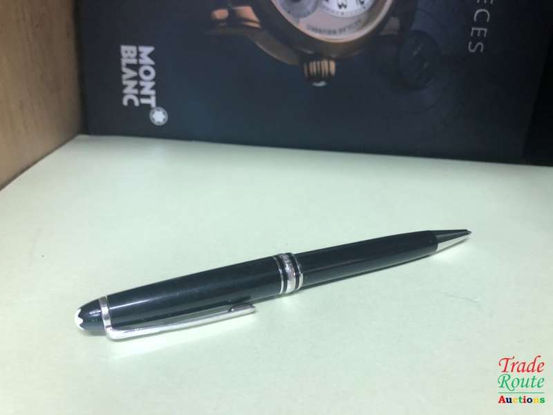 Montblanc Meisterstuck Classique Ballpoint Pen Platinum Coated + Box