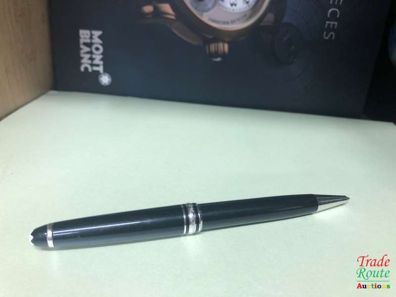 Montblanc Meisterstuck Classique Ballpoint Pen Platinum Coated + Box