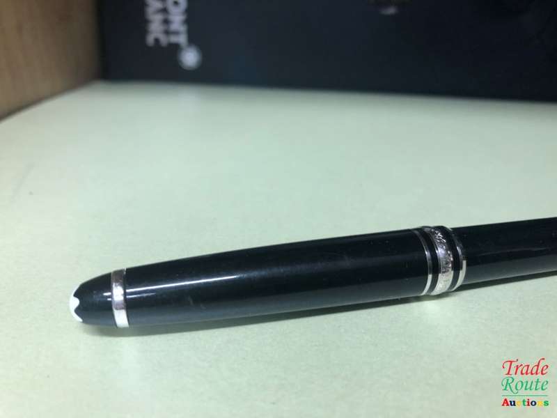 Montblanc Meisterstuck Classique Ballpoint Pen Platinum Coated + Box
