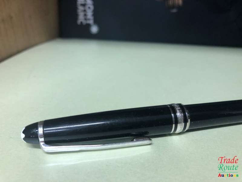 Montblanc Meisterstuck Classique Ballpoint Pen Platinum Coated + Box