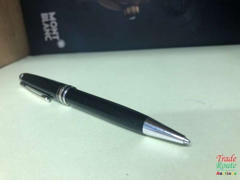 Montblanc Meisterstuck Classique Ballpoint Pen Platinum Coated + Box