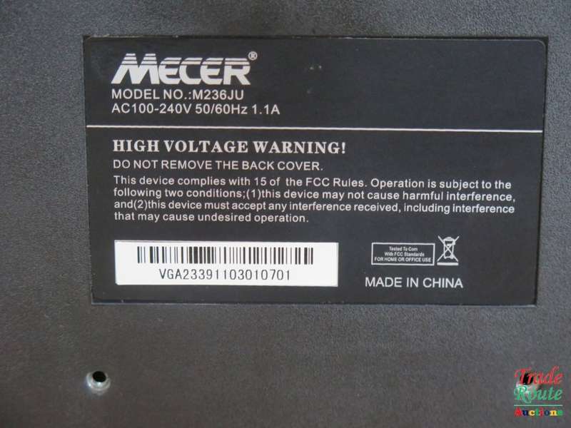 Mecer M236JU 23.6` 16 x 9 TFT LCD Wide Monitor, 1920 x 1080, Full HD W/DVI & Built-In Speakers