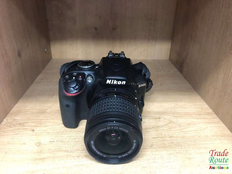Nikon D3400 24.2 MP CMOS Digital SLR Camera body + Nikon AF-P 18-55 VR Lens Kit