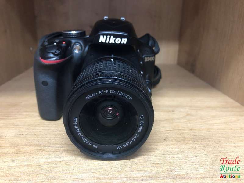 Nikon D3400 24.2 MP CMOS Digital SLR Camera body + Nikon AF-P 18-55 VR Lens Kit