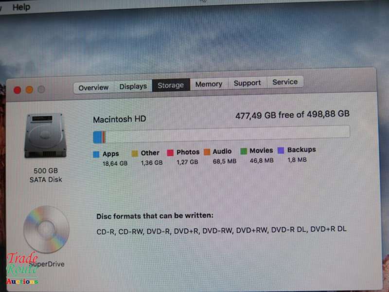 MacBook Pro 13.3-inch | Core i7 2.7GHz | 4GB RAM | 500GB HDD | INTEL HD GRAPHICS