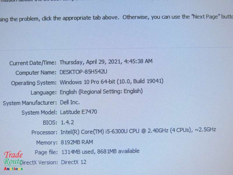 Dell Latitude E7470 Core i5 6300u 2.4GHz 6th Gen 8GB RAM 256GB SSD HDMI Laptop Ultrabook