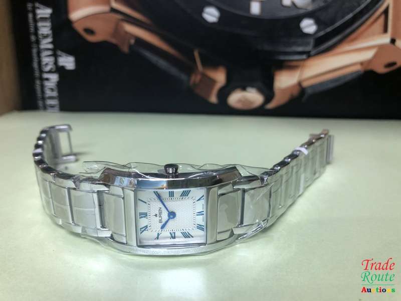 BUREN Stainless Steel Ladies Watch - Rectangular Dial