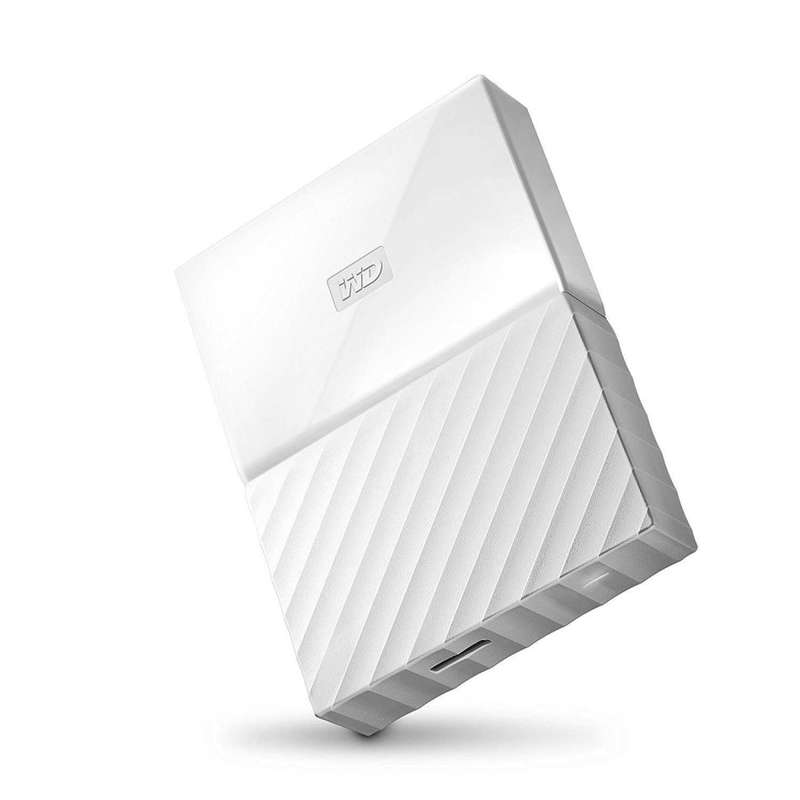 WD 4TB My Passport USB 3.0 Secure Portable Hard Drive (White)