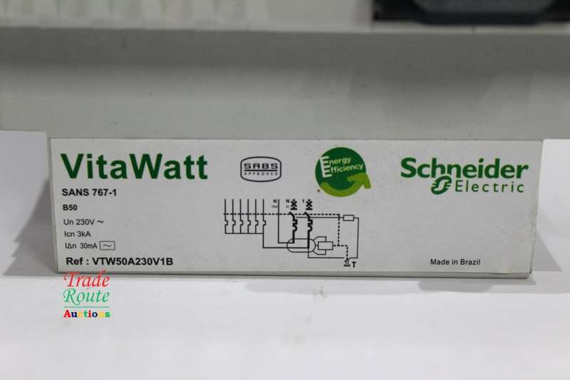 Schneider Electric VitaWatt - Multi output Residual circuit breaker 50A VTW50A230V1B