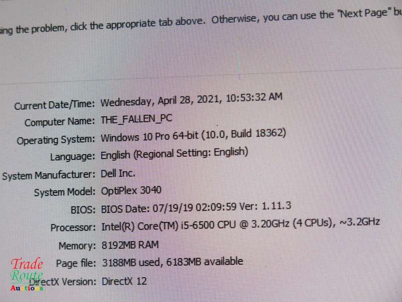 Dell OptiPlex 3040 SFF DESKTOP PC | Core i5 6500 6th Gen 3.2Ghz | 8GB RAM | 500GB HDD PC