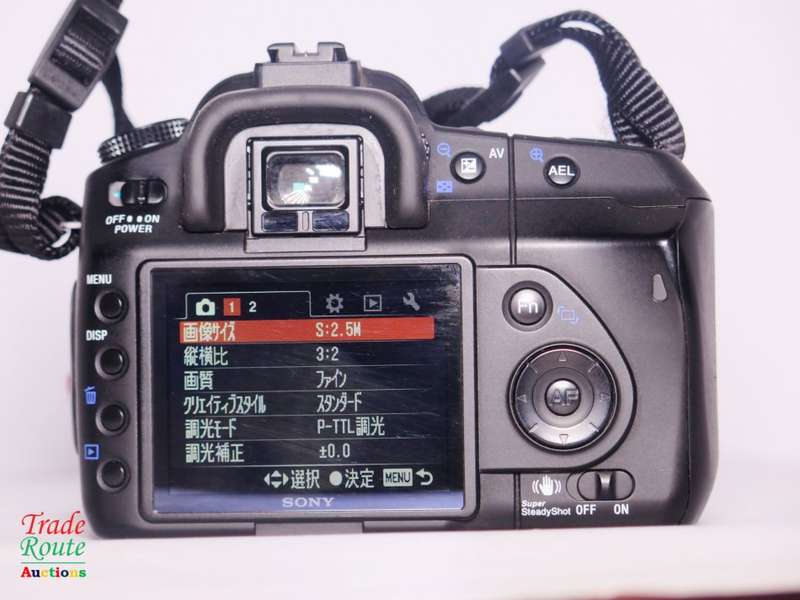 SONY ALPHA A200 DSLR PROFESSIONAL DIGITAL CAMERA BODY  [FOREIGN LANGUAGE MENU]